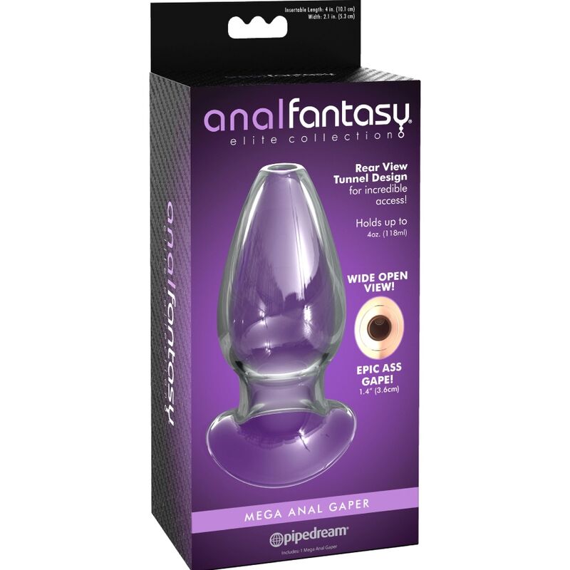 ANAL FANTASY ELITE COLLECTION - DILATADOR ANAL GAPER CRISTAL TALLA L - Imagen 3