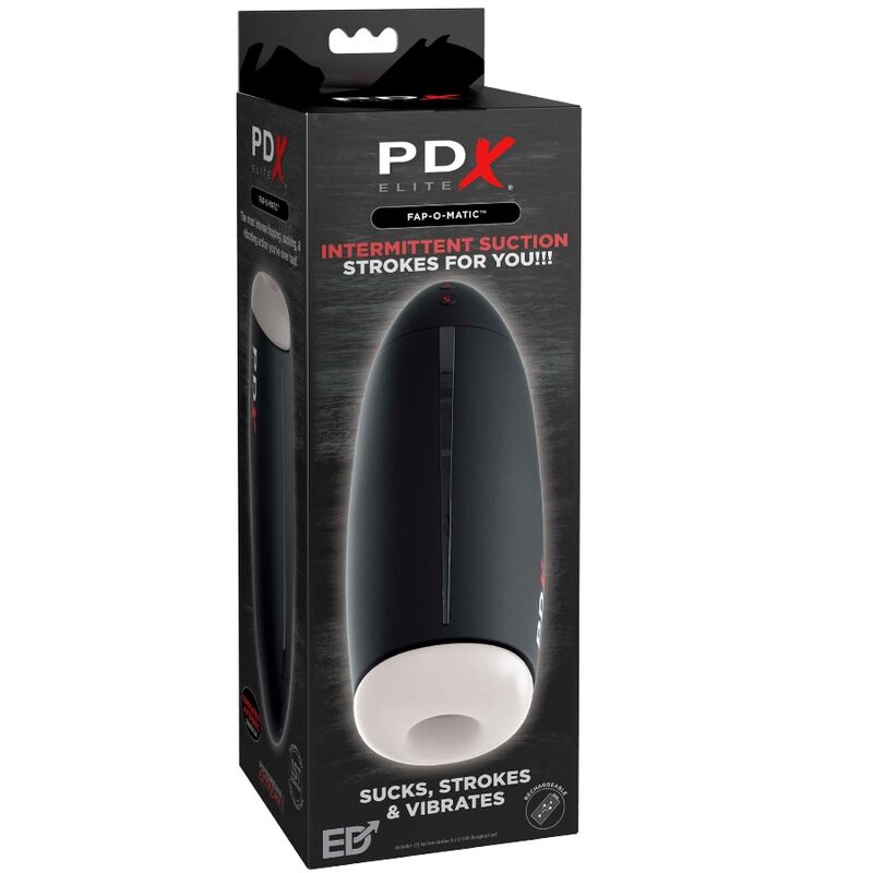 PDX ELITE - MASTURBADOR STROKER FAP-O-MATIC SUCCION VIBRADOR - Imagen 3