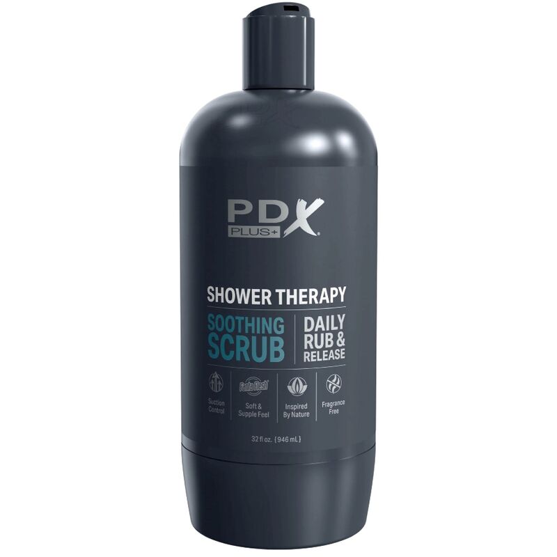 PDX PLUS - MASTURBADOR STROKER DISEÑO DISCRETO DE BOTE CHAMPU SOOTHING SCRUB - Imagen 4