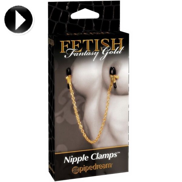 FETISH FANTASY GOLD PINZAS PARA LOS PEZONES - Imagen 4