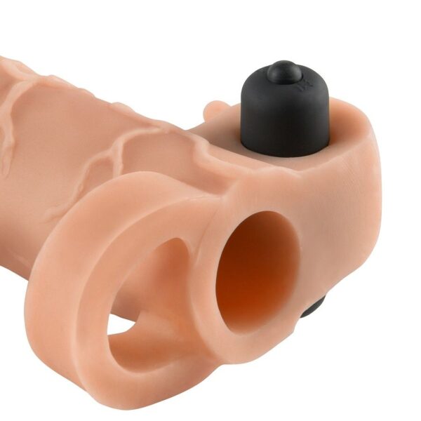 EXTENSION PARA EL PENE CON VIBRADOR REAL FEEL 2 - Imagen 3