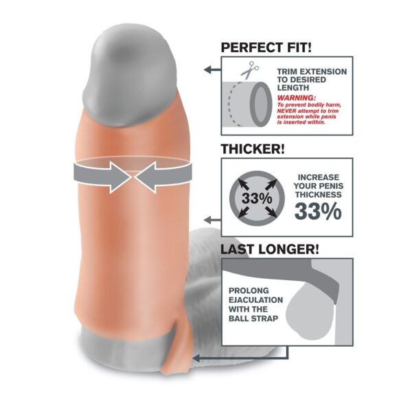 REAL FEEL EXTENSION DE PENE XL - Imagen 2