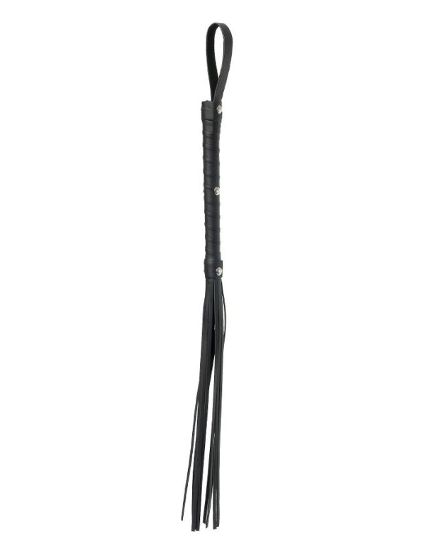 FETISH FANTASY FETISH FANTASY EDICION LIMITADA LATIGO AZOTADOR PIEL NEGRO - Imagen 2