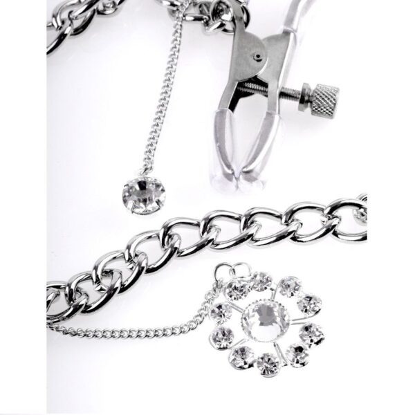 FETISH FANTASY PINZAS CON CADENA PARA PEZONES - Imagen 4