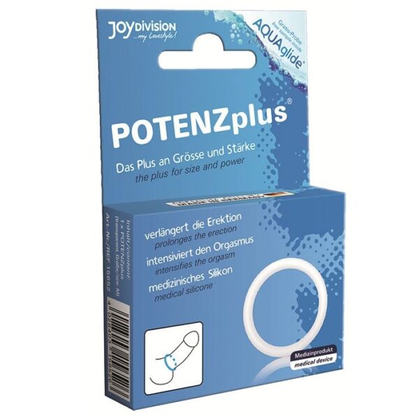 POTENZ PLUS ANILLO PARA PENE BLANCO - S - Imagen 2
