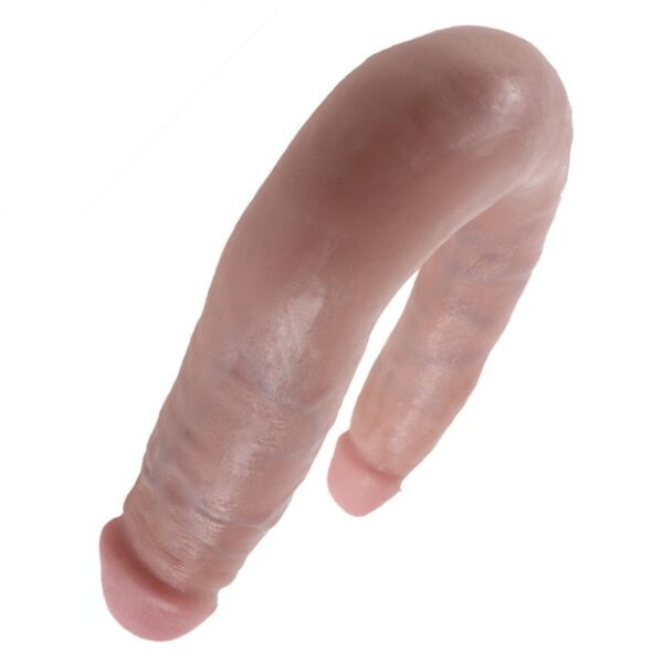 KING COCK DILDO DOBLE PENETRACIÓN 12.7CM NATURAL - Imagen 3