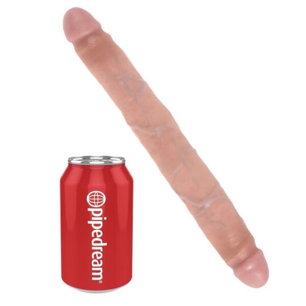 KING COCK DILDO DOBLE NATURAL 30 CM - Imagen 3