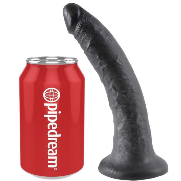 KING COCK 7" PENE NEGRO 17.8 CM - Imagen 3