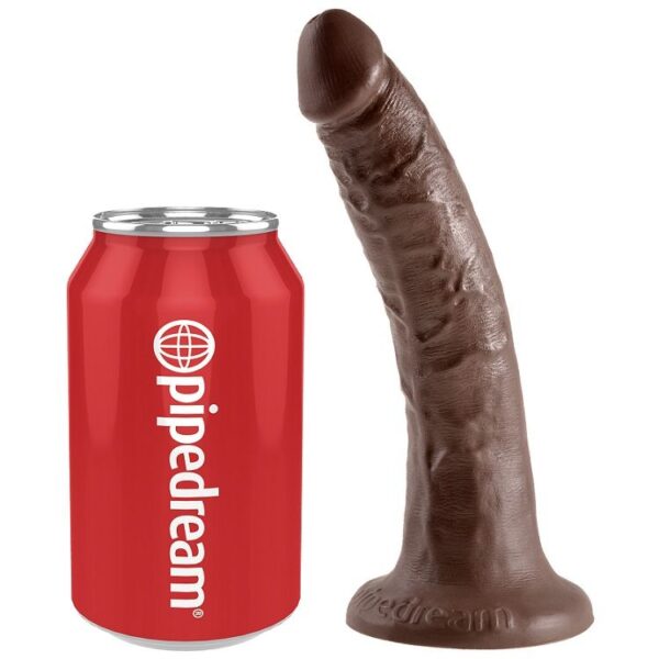 KING COCK 7" PENE NEGRO 17.8 CM - Imagen 3