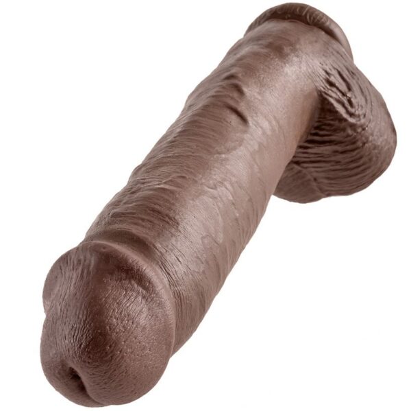 KING COCK 11" PENE REALISTICO MARRON 28 CM - Imagen 3