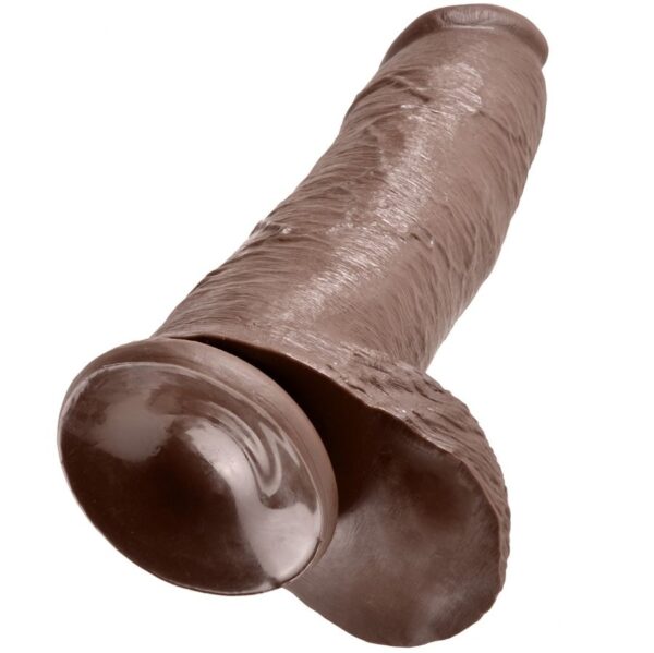 KING COCK 12" PENE REALISTICO MARRON 30.48 CM - Imagen 2