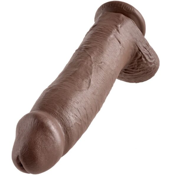 KING COCK 12" PENE REALISTICO MARRON 30.48 CM - Imagen 5