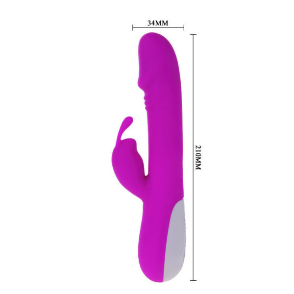 PRETTY LOVE FLIRTATION - VIBRADOR CON ESTIMULADOR CLITORIS ROBERT - Imagen 4