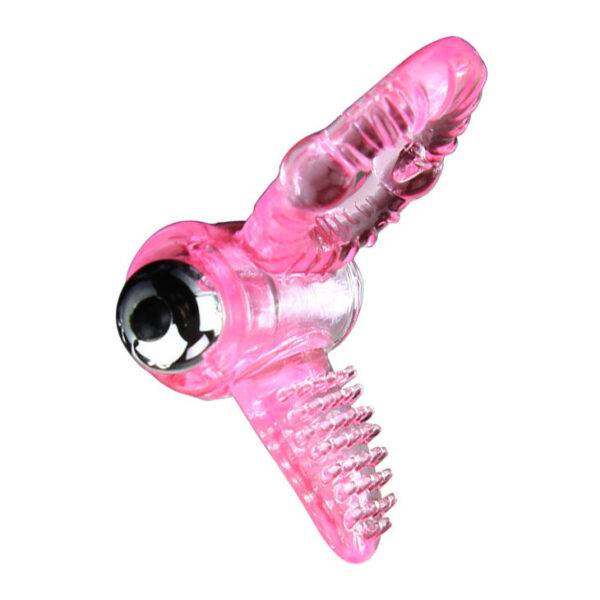 SWEET ABS 10 RITMOS RING ANILLO PENE VIBRADOR ROSA - Imagen 2