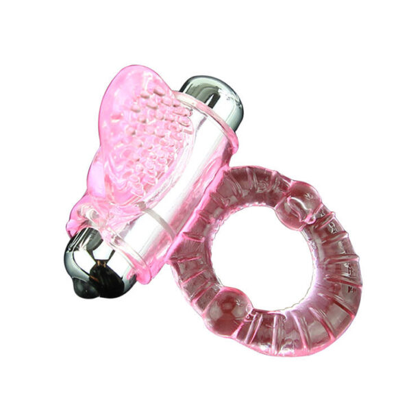 SWEET ABS 10 RITMOS RING ANILLO PENE VIBRADOR ROSA - Imagen 3