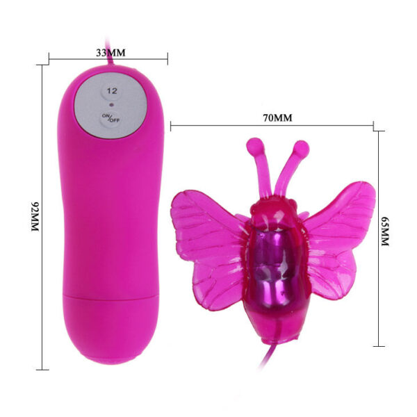 CUTE SECRET MARIPOSA ESTIMULADORA VIBRADOR 12V - Imagen 5