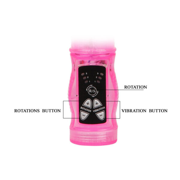MINI ROTADOR RABBIT ROSA  C/SUPERESTIMULADOR - Imagen 5