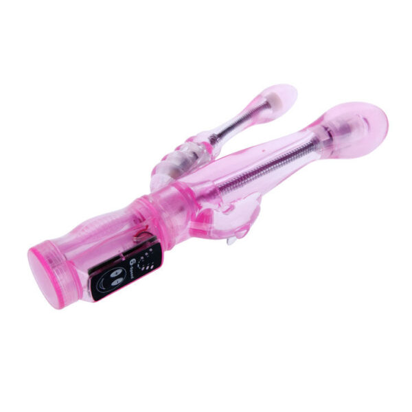 VIBRADOR FLEXIBLE CON ESTIMULADOR ANAL - Imagen 3