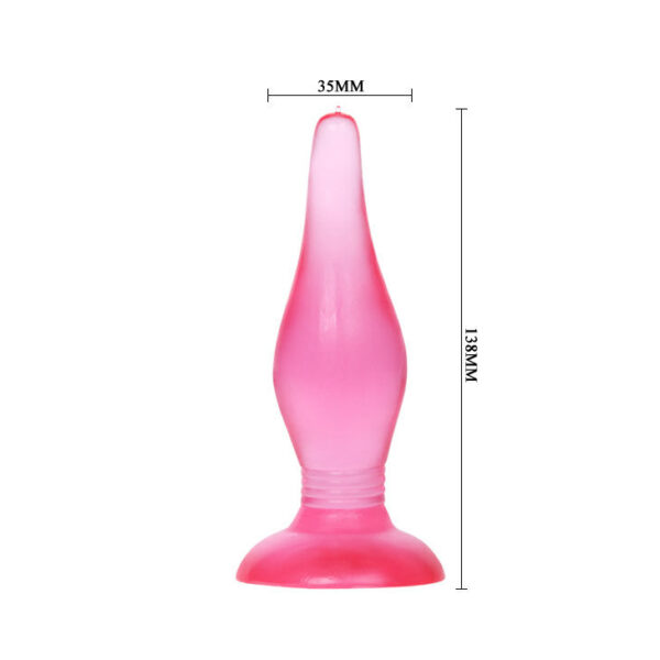 PLUG ANAL TACTO SUAVE LILA 14.2 cm - Imagen 3