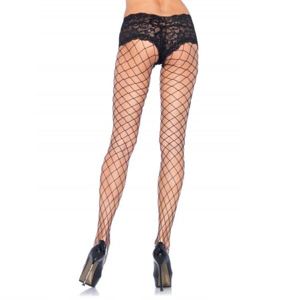 LEG AVENUE PANTYS DE RED CON SHORT DE ENCAJE - Imagen 2