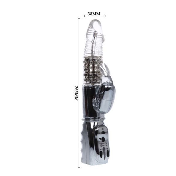 BAILE AMOUR MISSILE ROTADOR TRANSPARENTE 26.5CM - Imagen 5