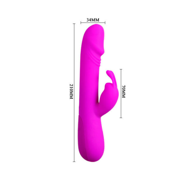 PRETTY LOVE FLIRTATION - VIBRADOR CON RABBIT CLEMENT - Imagen 5