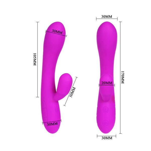 SMART PRETTY LOVE - VIBRADOR CON ESTIMULADOR CLITORIS VICTOR - Imagen 5