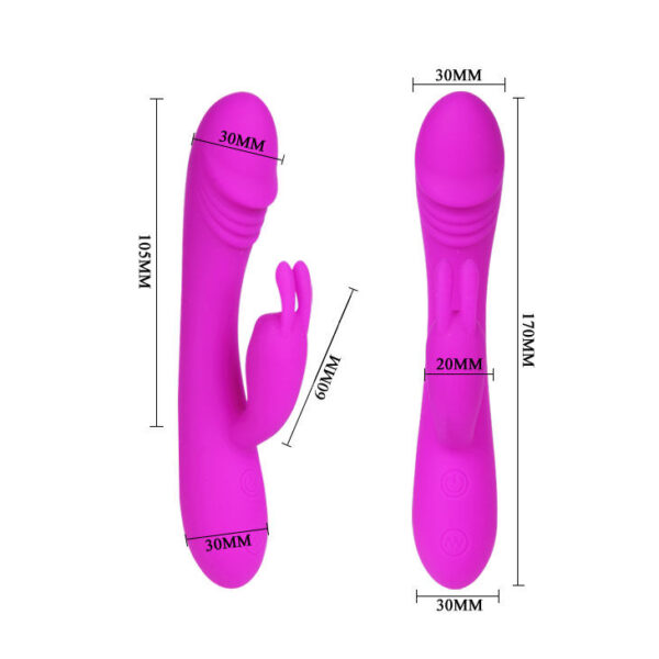 PRETTY LOVE SMART - VIBRADOR CON RABBIT 30 MODOS HUNTER - Imagen 5