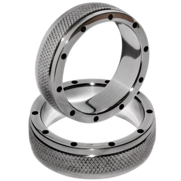 METALHARD ANILLO METAL PARA PENE Y TESTICULOS 55MM - Imagen 2