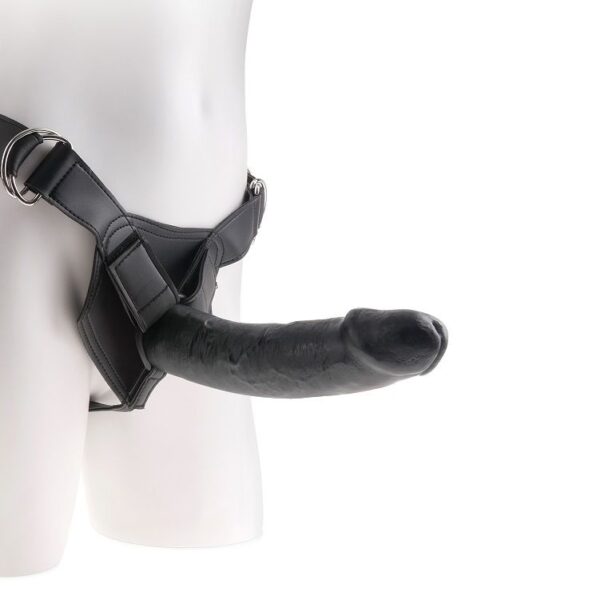 KING COCK HARNESS CON PENE REALISTICO NEGRO 22.9 CM - Imagen 5