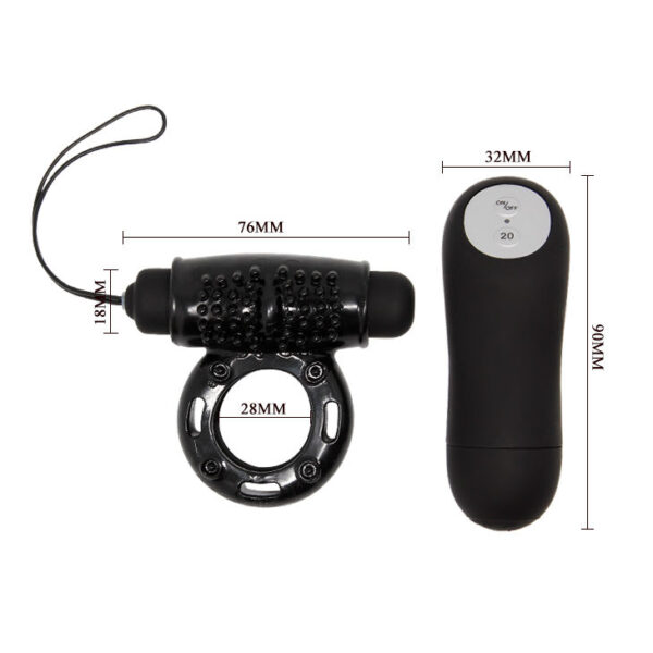 BAILE ANILLO CONTROL REMOTO NEGRO 20V - Imagen 4