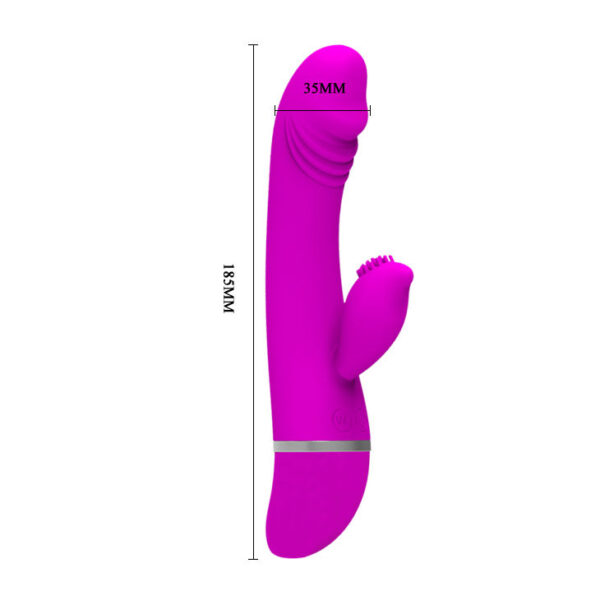 PRETTY LOVE FLIRTATION - VIBRADOR CON RABBIT DAVID - Imagen 5