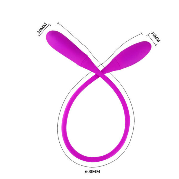 PRETTY LOVE SMART - SNAKY VIBE VIBRADOR 7V + 3 TICKLING - Imagen 5