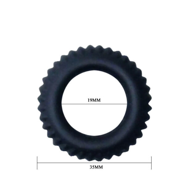 BAILE TITAN COCKRING BLACK 1.9CM - Imagen 4