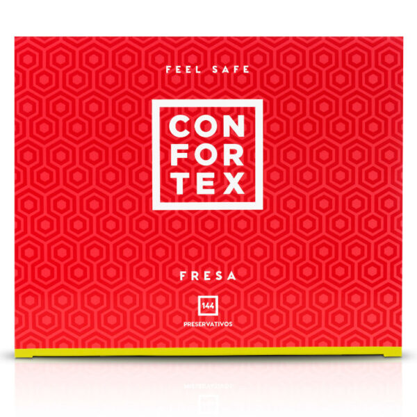 CONFORTEX PRESERVATIVOS FRESA CAJA 144 UDS - Imagen 2