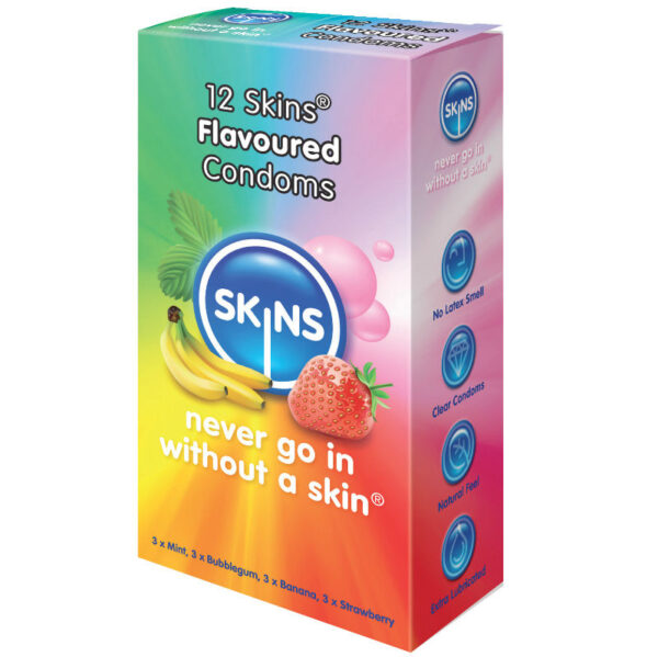 SKINS PRESERVATIVO SABORES VARIOS 12 UDS - Imagen 2