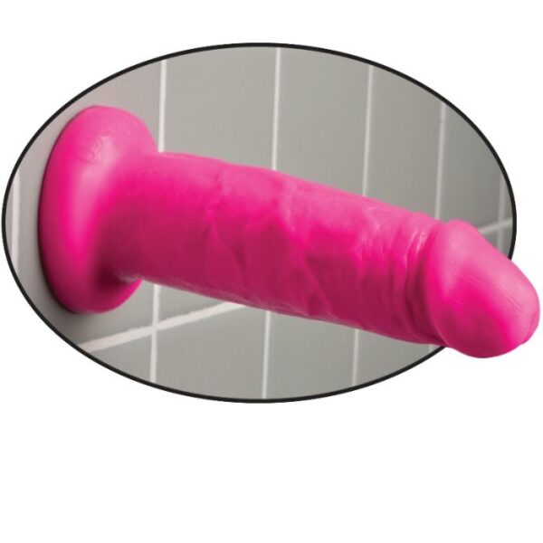 DILLIO DILDO CON VENTOSA CHUB 15.2 CM ROSA - Imagen 3
