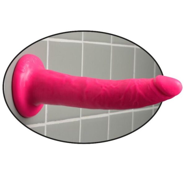 DILLIO DILDO CON VENTOSA 17.8 CM - ROSA - Imagen 3