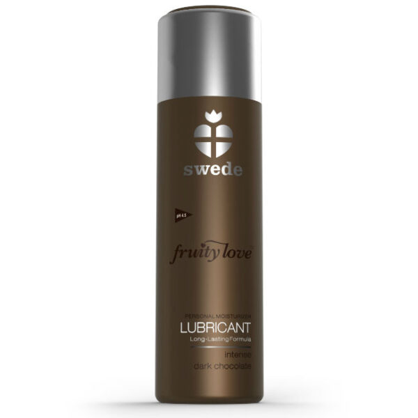 SWEDE FRUITY LOVE LUBRICANTE CHOCOLATE NEGRO 100 ML - Imagen 2