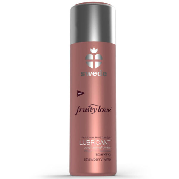 SWEDE -FRUITY LOVE LUBRICANTE FRESAS CON CHAMPAGNE 100 ML - Imagen 2