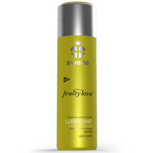 SWEDE FRUITY LOVE LUBRICANTE PERA GOLDEN Y VAINILLA 50 ML - Imagen 2