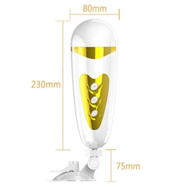 MASTURBADOR MASCULINO CON VIBRACION Y SONIDO SALLY PRETTY LOVE - Imagen 4
