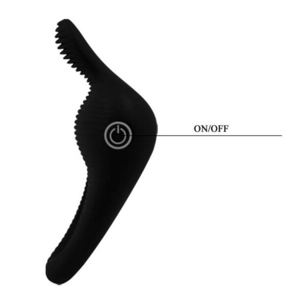 ANILLO VIBRADOR THIMBLE PRETTY LOVE - NEGRO - Imagen 5