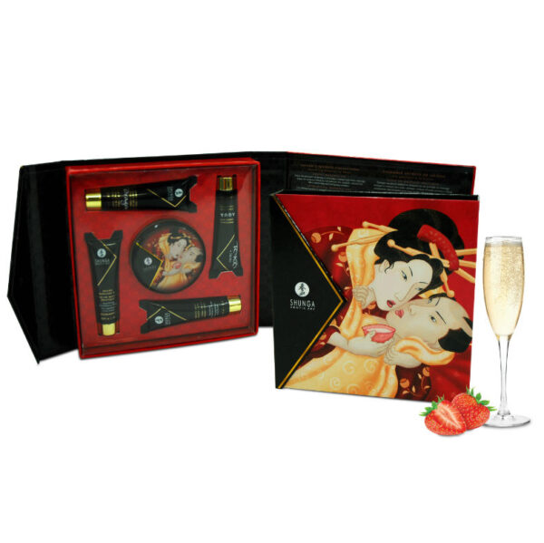 KIT SECRET GEISHA FRESAS Y CAVA - Imagen 2