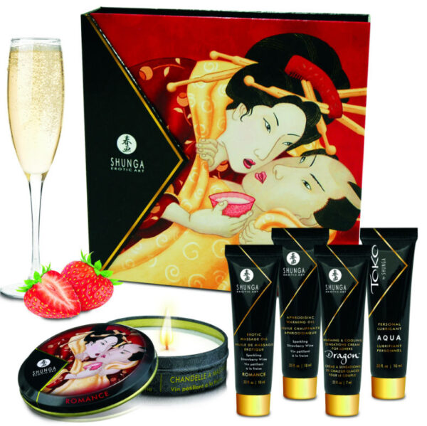KIT SECRET GEISHA FRESAS Y CAVA - Imagen 3