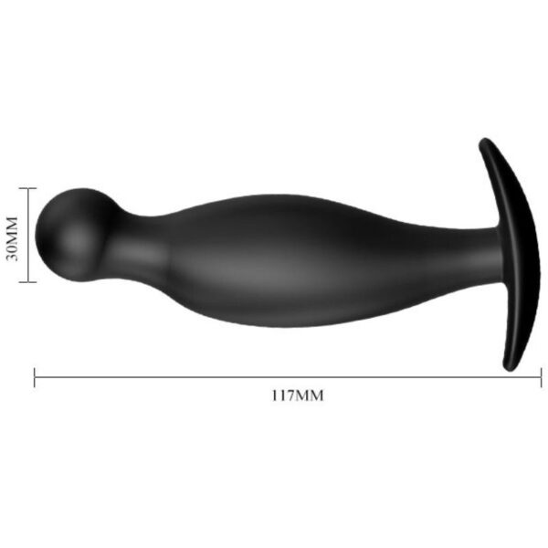 PRETTY LOVE PLUG ANAL SILICONA 11.7 CM NEGRO - Imagen 4
