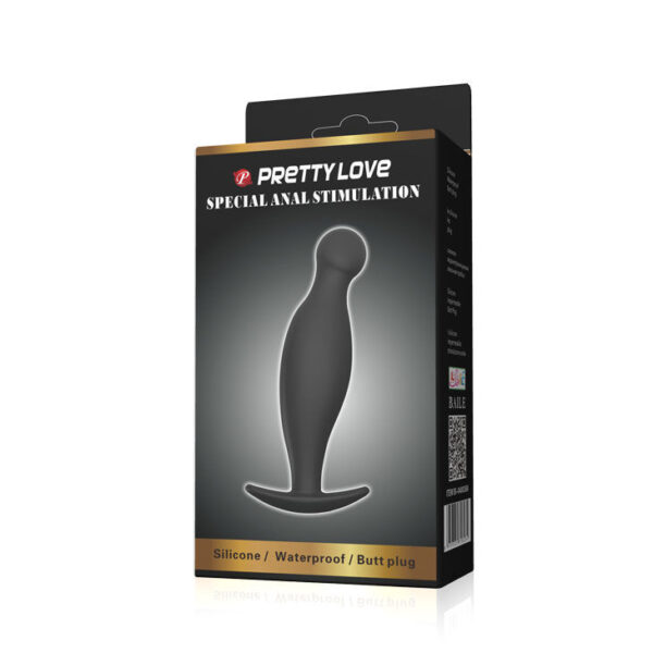 PRETTY LOVE PLUG ANAL SILICONA 11.7 CM NEGRO - Imagen 5