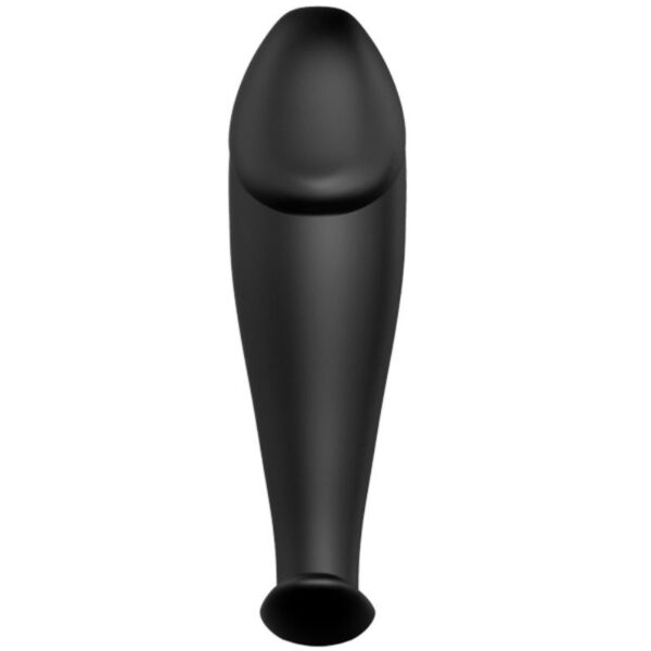 PRETTY LOVE PLUG ANAL SILICONA FORMA PENE Y 12 MODOS VIBRACION - NEGRO - Imagen 2