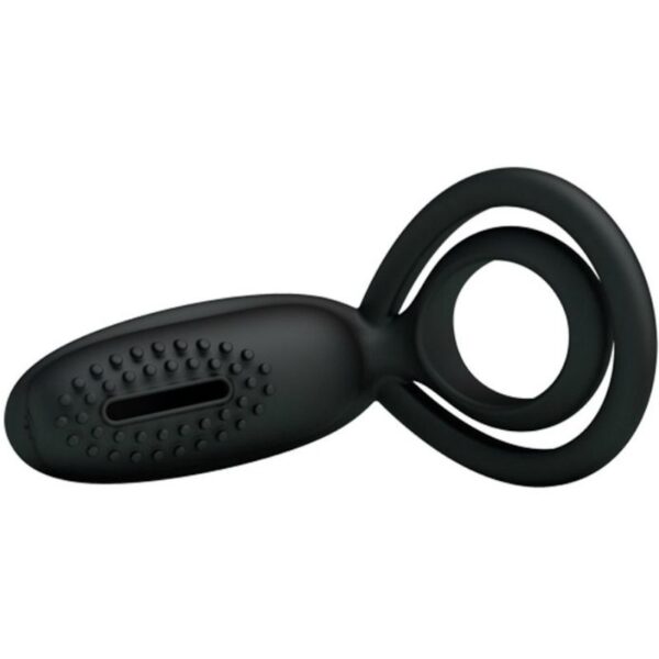PRETTY LOVE ANILLO VIBRADOR CON ESTIMULADOR ESTHER - Imagen 4