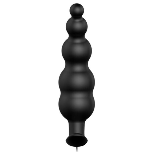 PRETTY LOVE PLUG ANAL SILICONA ESTIMULACION EXTRA Y 12 MODOS VIBRACION - NEGRO - Imagen 2